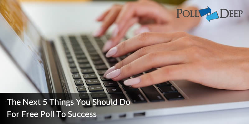 The next 5 things you should do for free poll to success