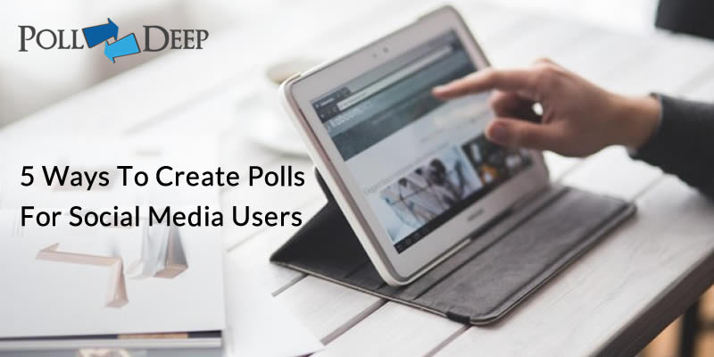 create polls for Social Media Users